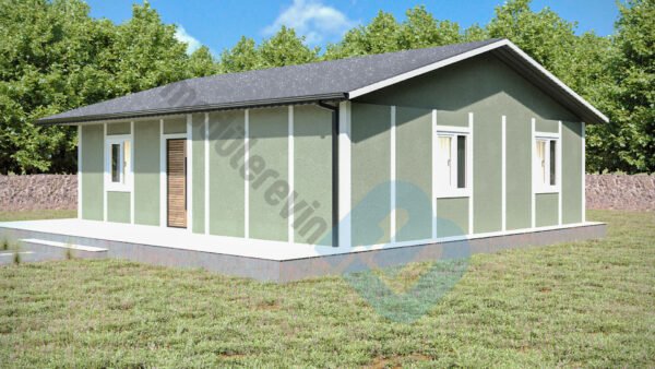 100 m² Tek Katlı 3+1 Prefabrik Ev - Görsel 3