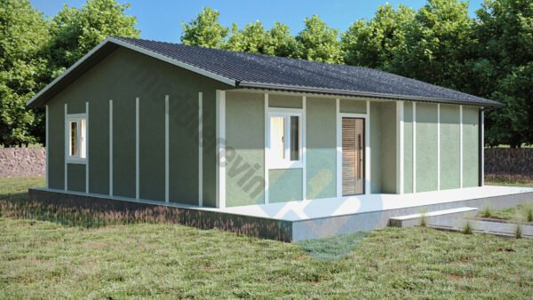 100 m² Tek Katlı 3+1 Prefabrik Ev - Görsel 4