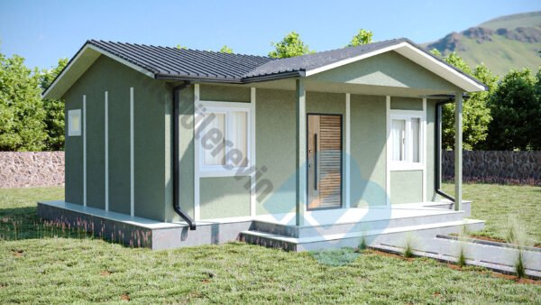 45 m² Tek Katlı 1+1 Prefabrik Ev - Görsel 4