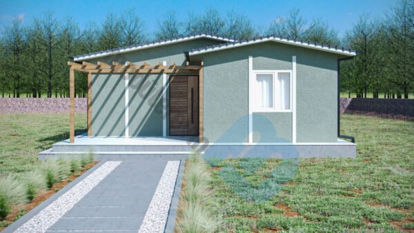 55 m² Tek Katlı 2+1 Prefabrik Ev - Görsel 4