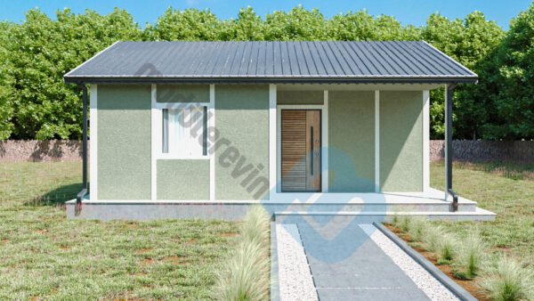 65 m² Tek Katlı 2+1 Prefabrik Ev - Görsel 3