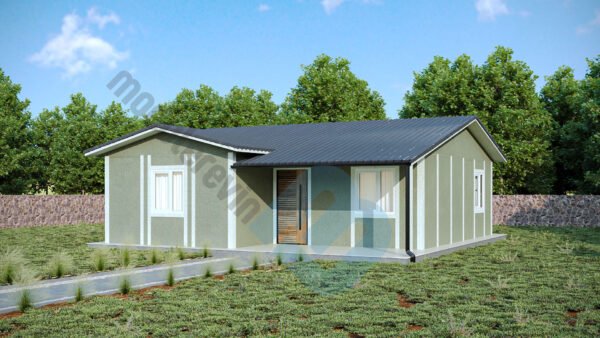 80 m² Tek Katlı 2+1 Prefabrik Ev