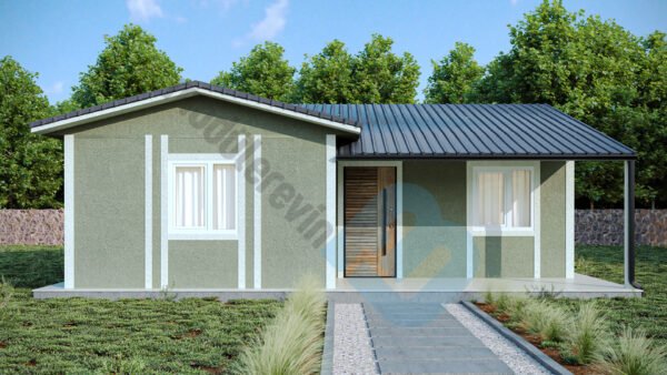 80 m² Tek Katlı 2+1 Prefabrik Ev - Görsel 4
