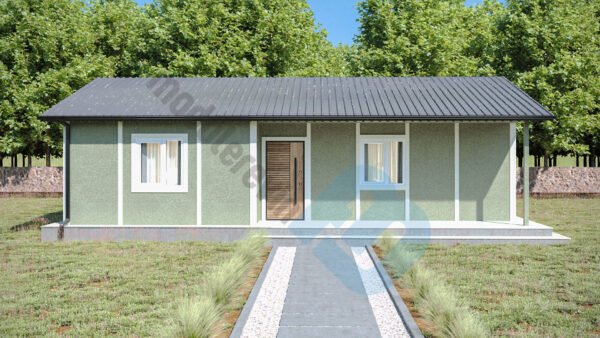 90 m² Tek Katlı 3+1 Prefabrik Ev