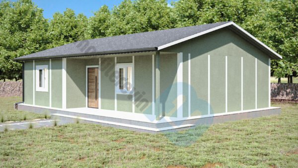90 m² Tek Katlı 3+1 Prefabrik Ev - Görsel 3