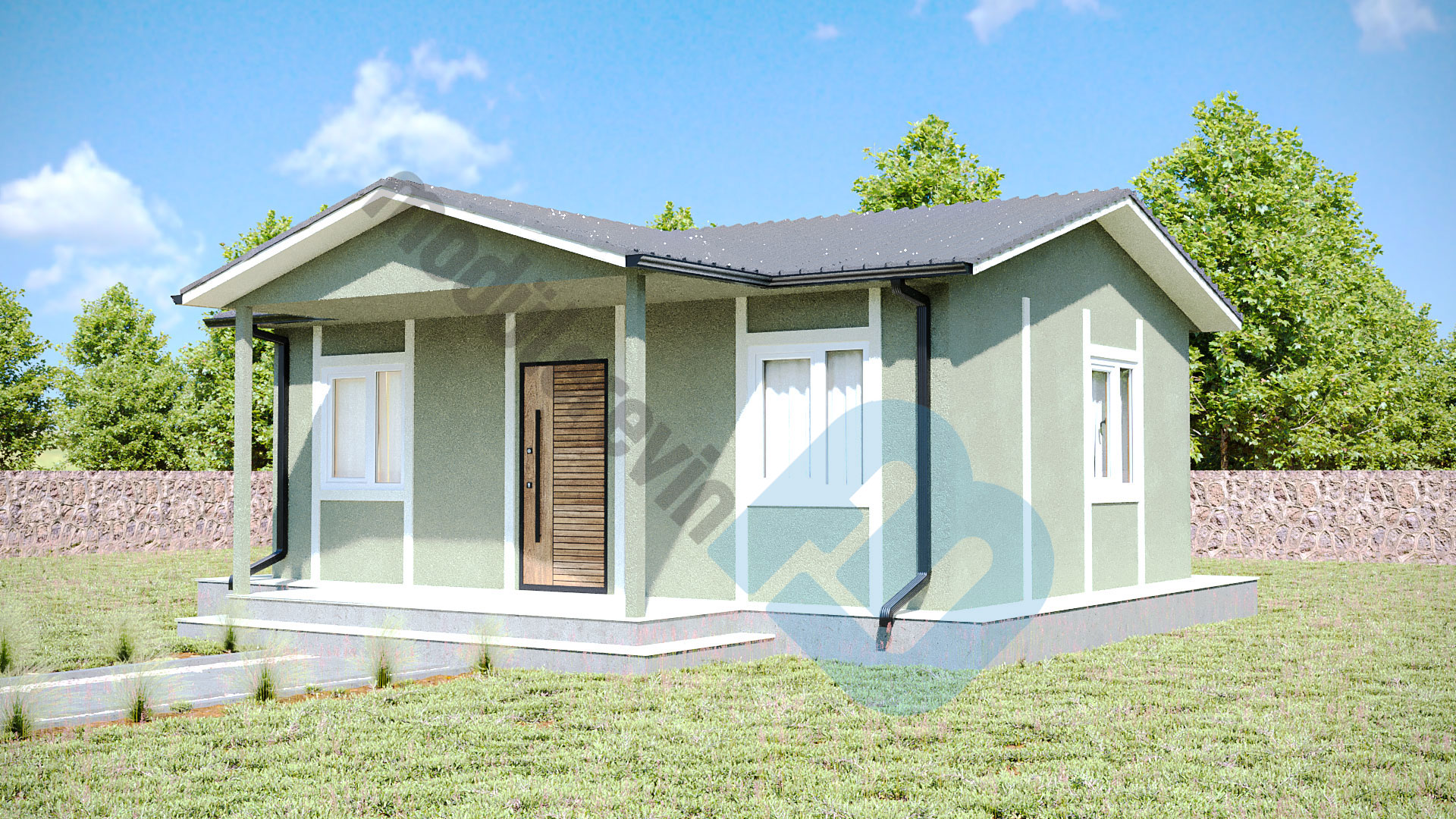 45m² 1+1 Hafif Çelik Ev - Görsel 3