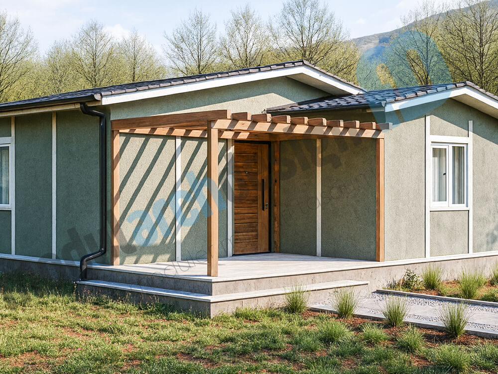 55m² Tek Katlı 2+1 Prefabrik Ev