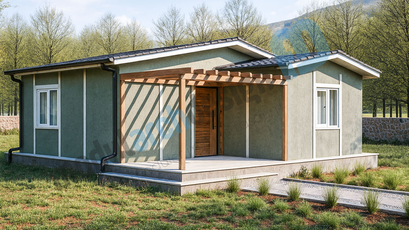 55m² 2+1 Prefabrik Ev