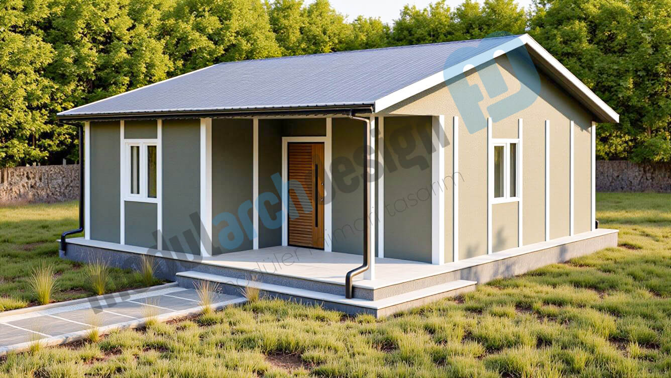 65m² Tek Katlı 2+1 Prefabrik Ev