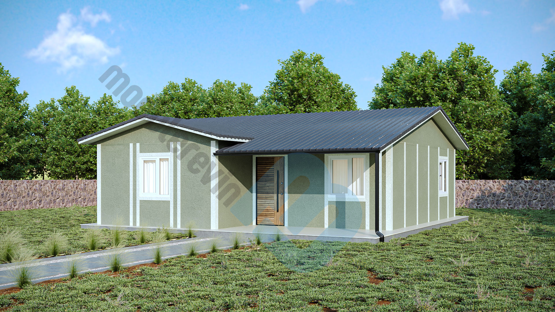 80m² 3+1 Hafif Çelik Ev