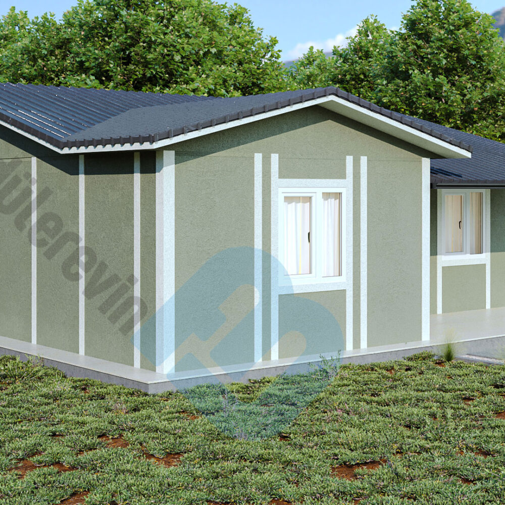 80m² 3+1 Prefabrik Ev