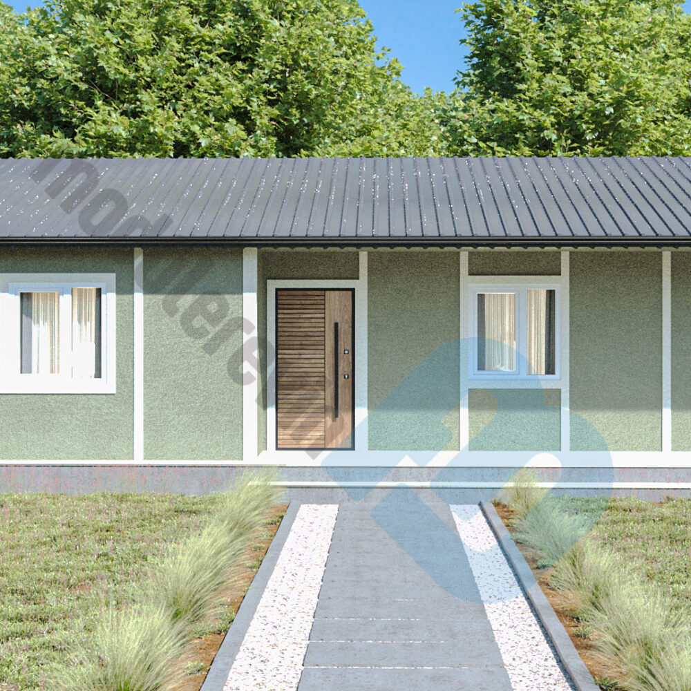 90m² 3+1 Prefabrik Ev