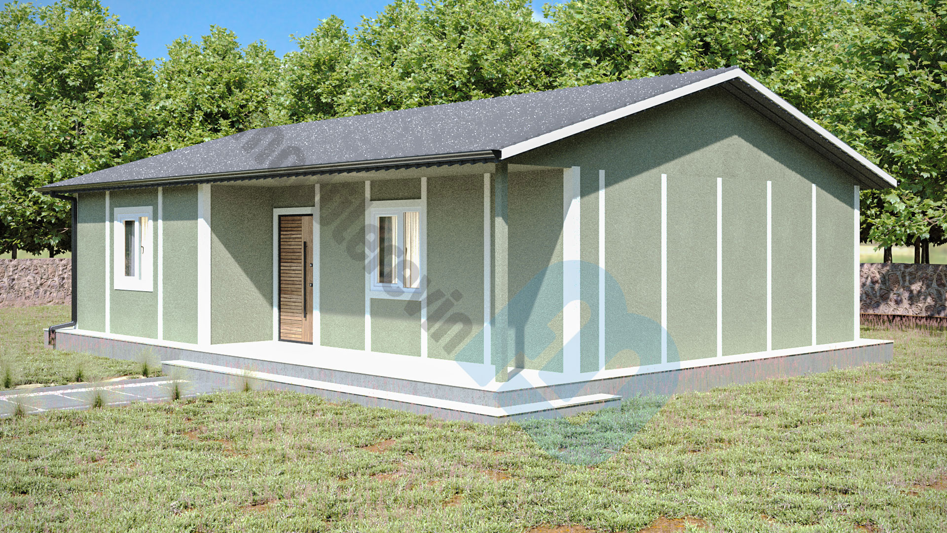 90m² 3+1 Hafif Çelik Ev
