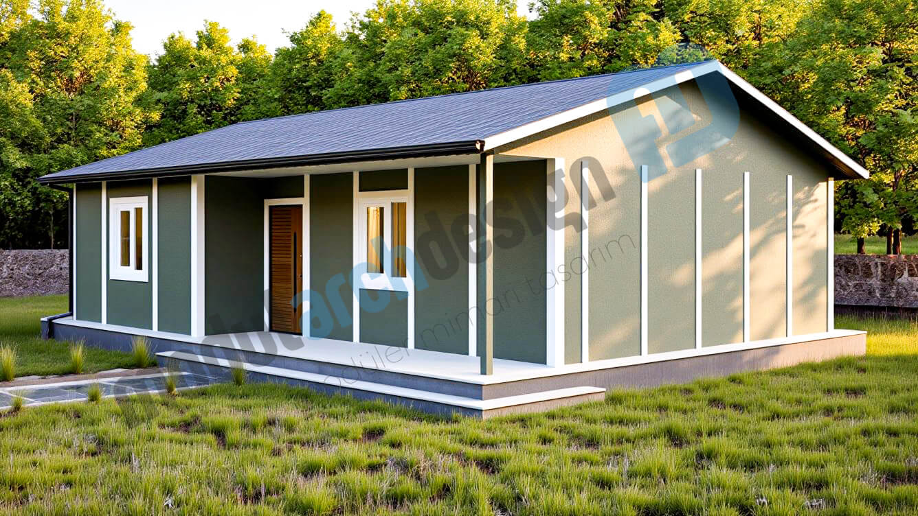 90m² 3+1 Prefabrik Ev