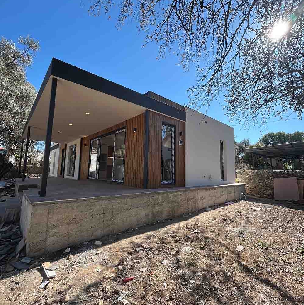 Tamamlanmış Modüler EV Görseli Dalaman Muğla