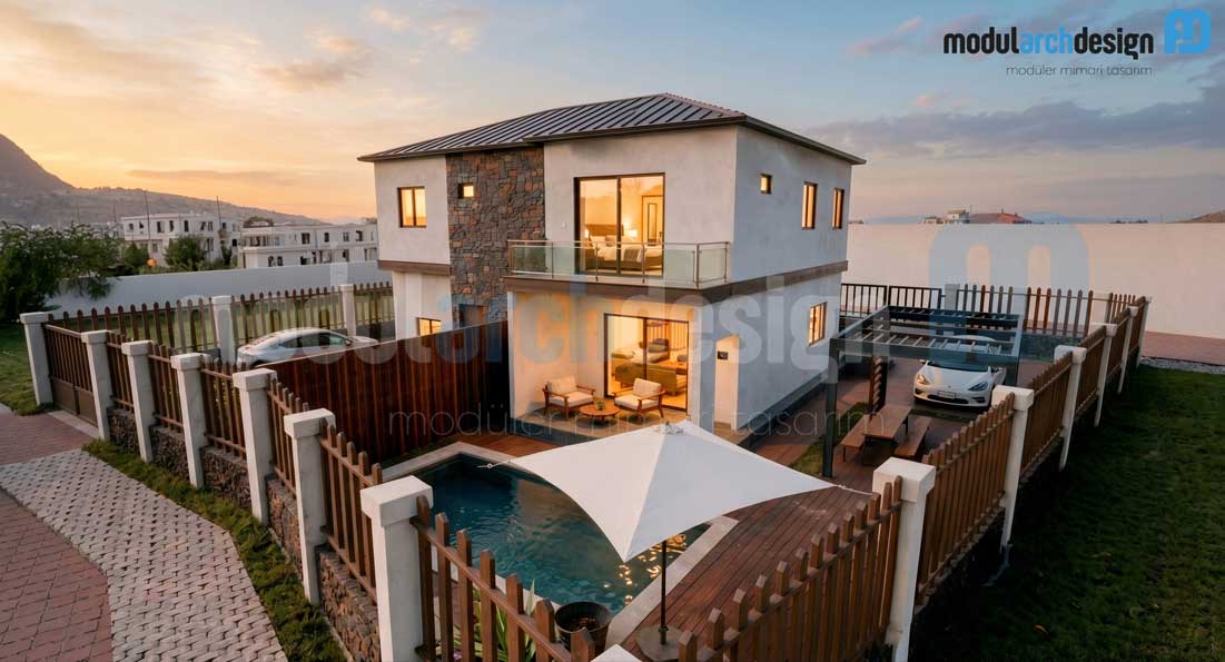 200m² İkiz Villa