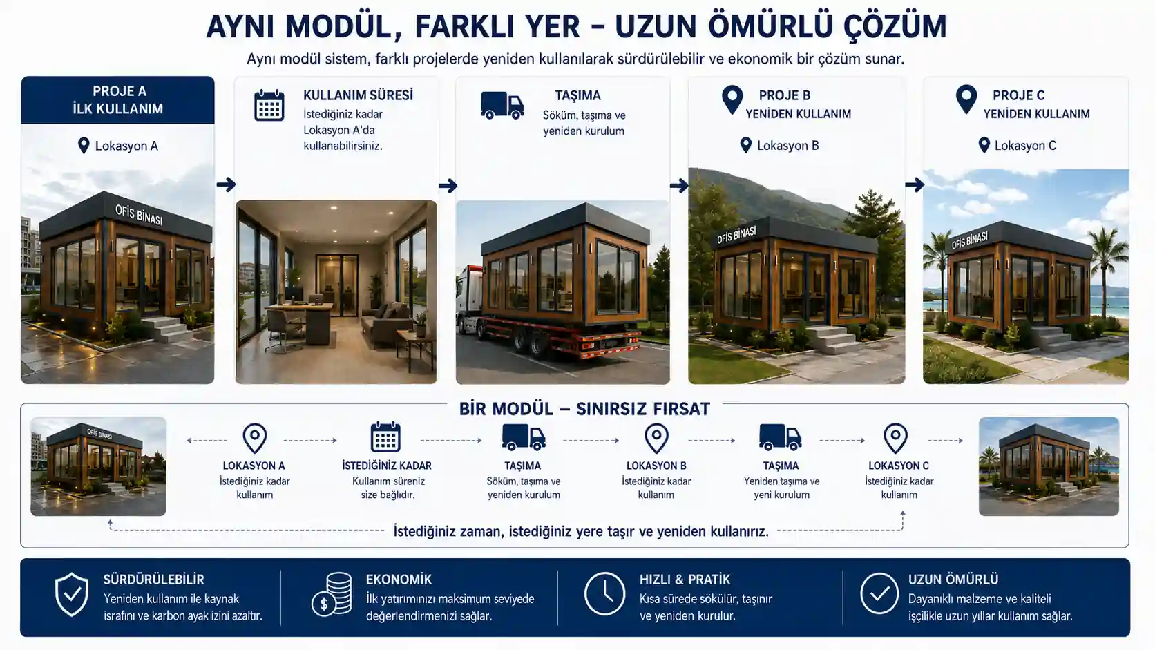 Modüler Satış Ofisleri Neden Avantajlıdır